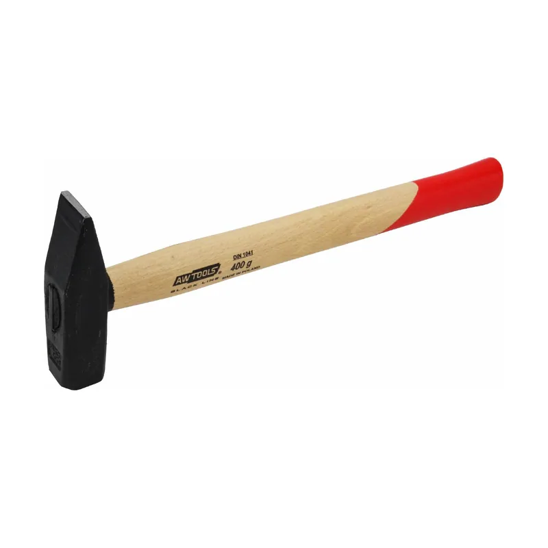 Awtools Martillo de cerrajero Black Line 0,4 kg con mango de madera