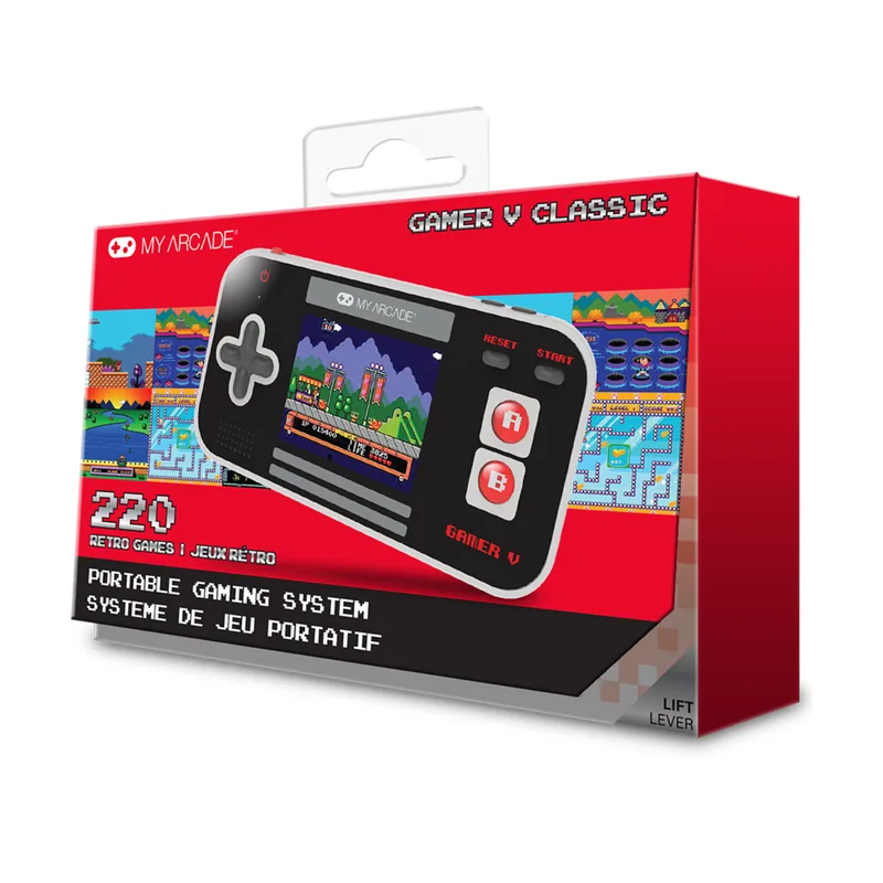dreamGear Retro My Arcade Gamer V Portable Classic Negra/Gris/Roja 220 Games