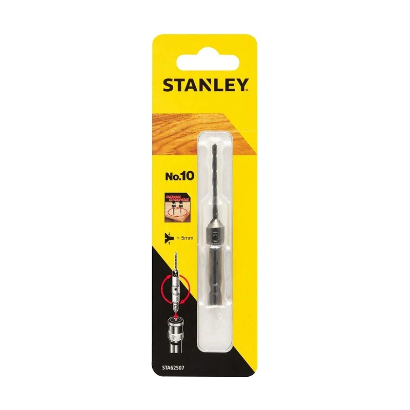 Stanley Broca piloto nº10 de 2.5mm y avellanador de 10mm