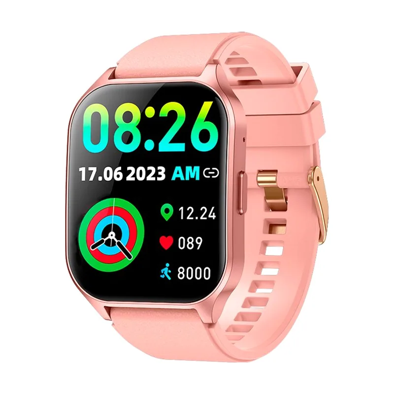 Cool Smartwatch Pantalla Amoled Curved Silicona Rosa Llamadas