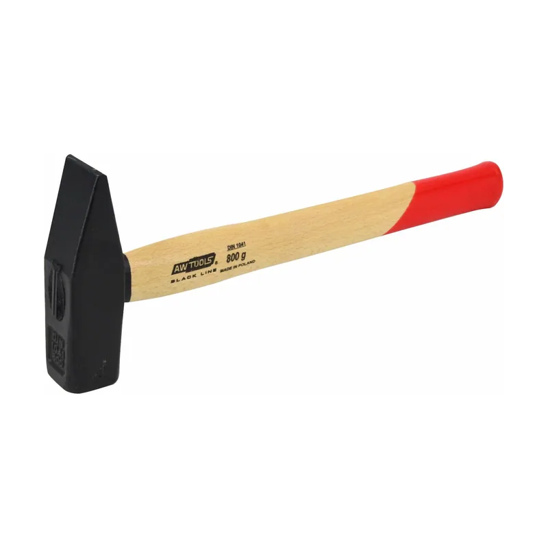 Awtools Martillo de cerrajero Black Line 0,8 kg con mango de madera