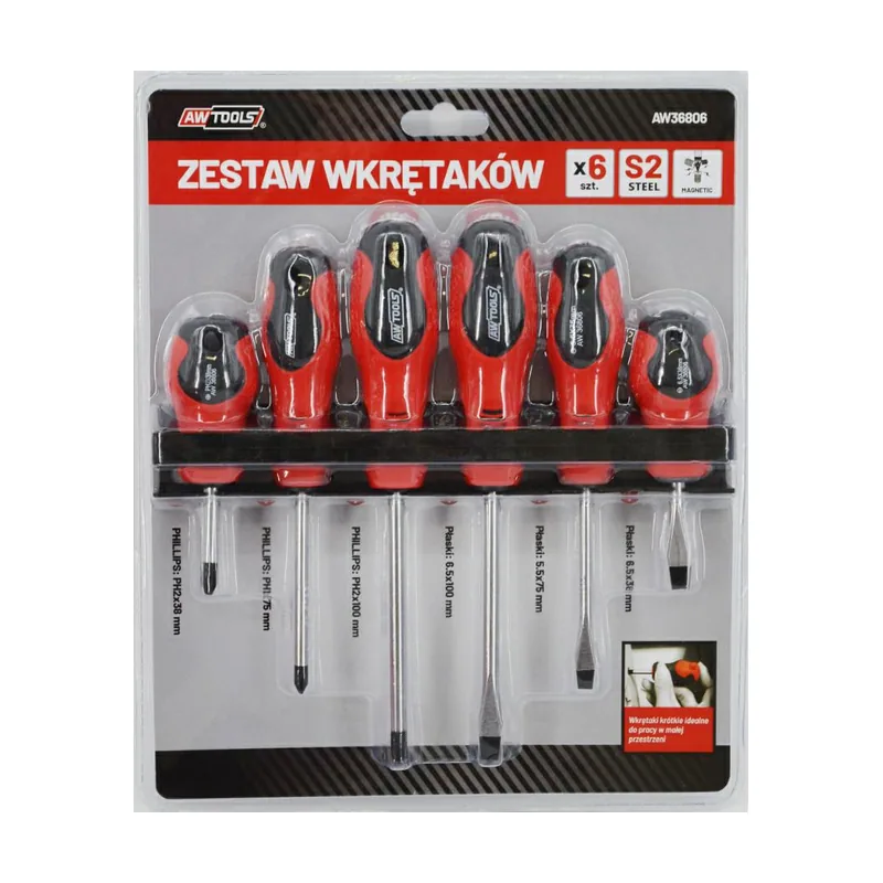 Awtools Juego DE Destornilladores Blister S2