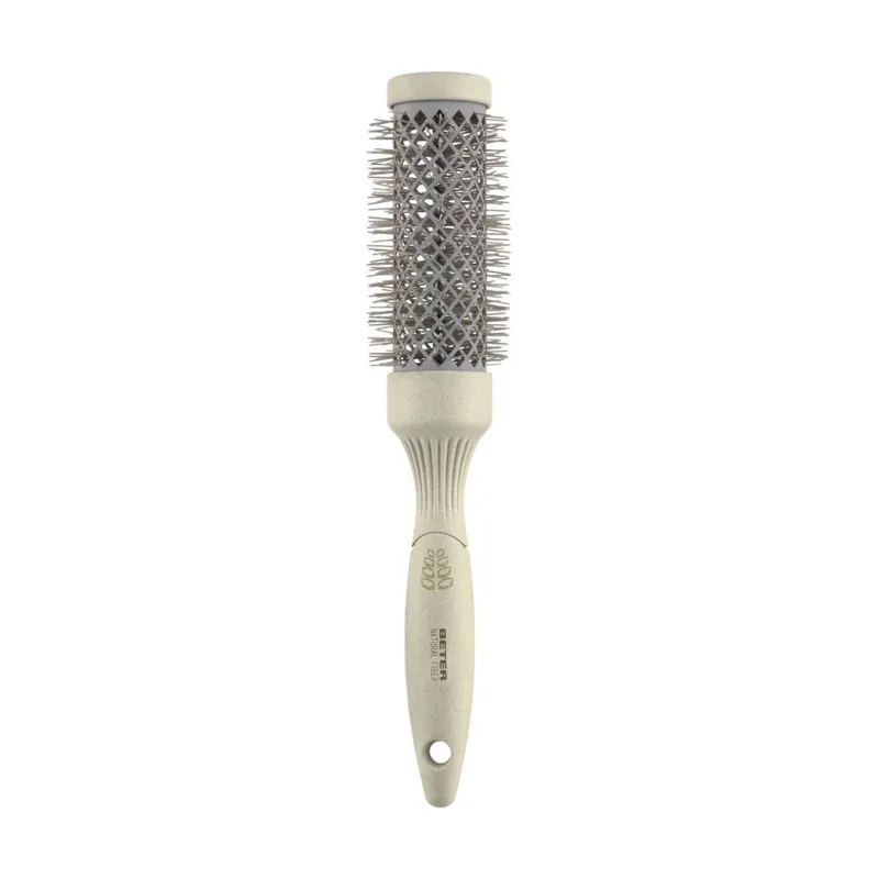 Beter Natural Fiber Ceramic Thermal Adulto Cepillo para el pelo redondo Beige 1 pieza s