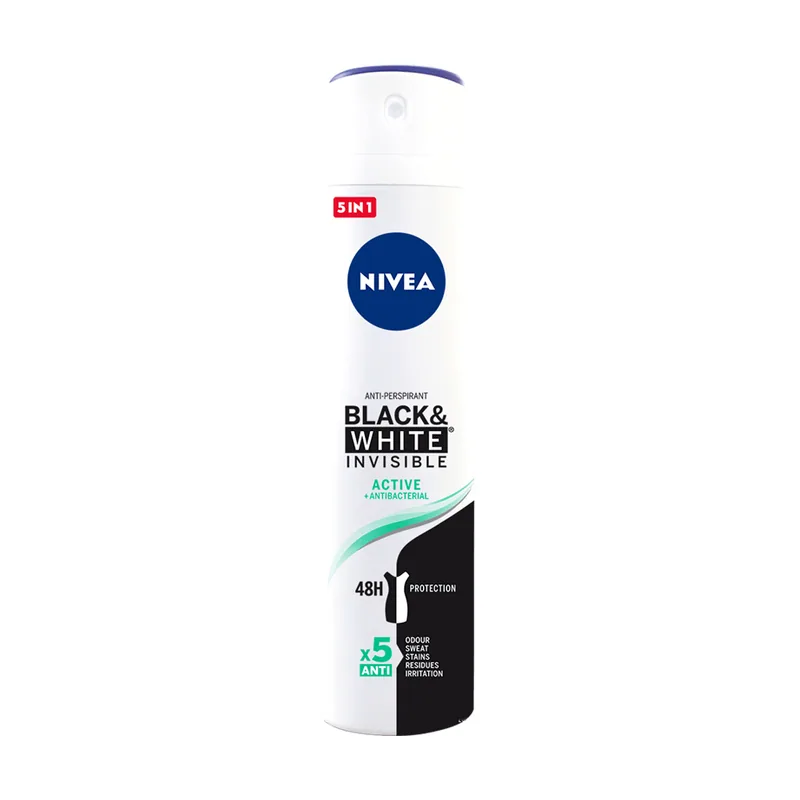 Nivea Black & White Invisible Active Spray