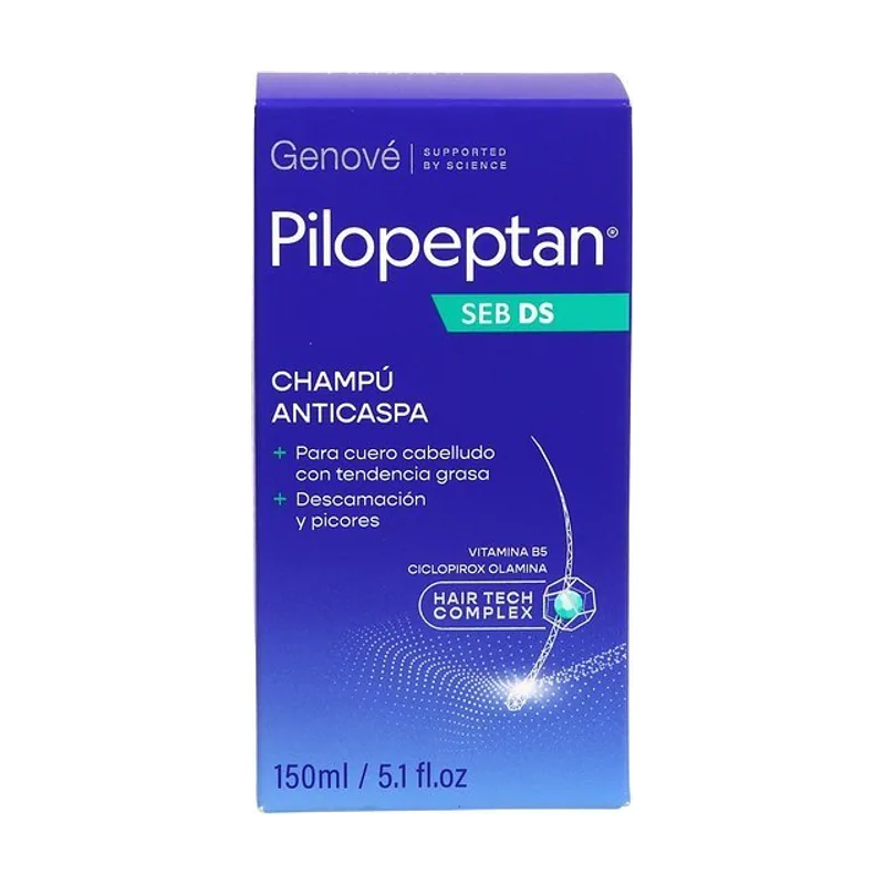 Genove Pilopeptan Seb Ds Champú Anticaspa 150 Ml