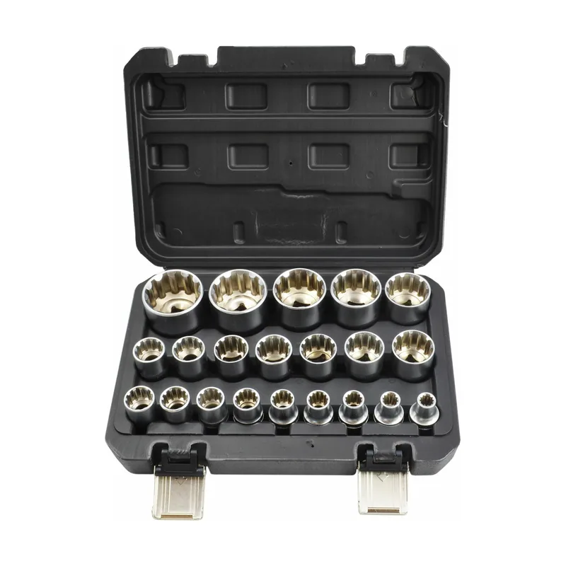 Awtools Juego de dados spline 21 piezas