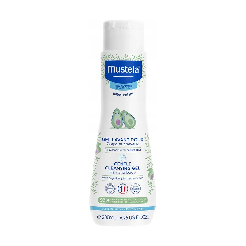 Mustela 3504105035464 champú de bebé 200 ml 2-en-1 Cuerpo y Cabello