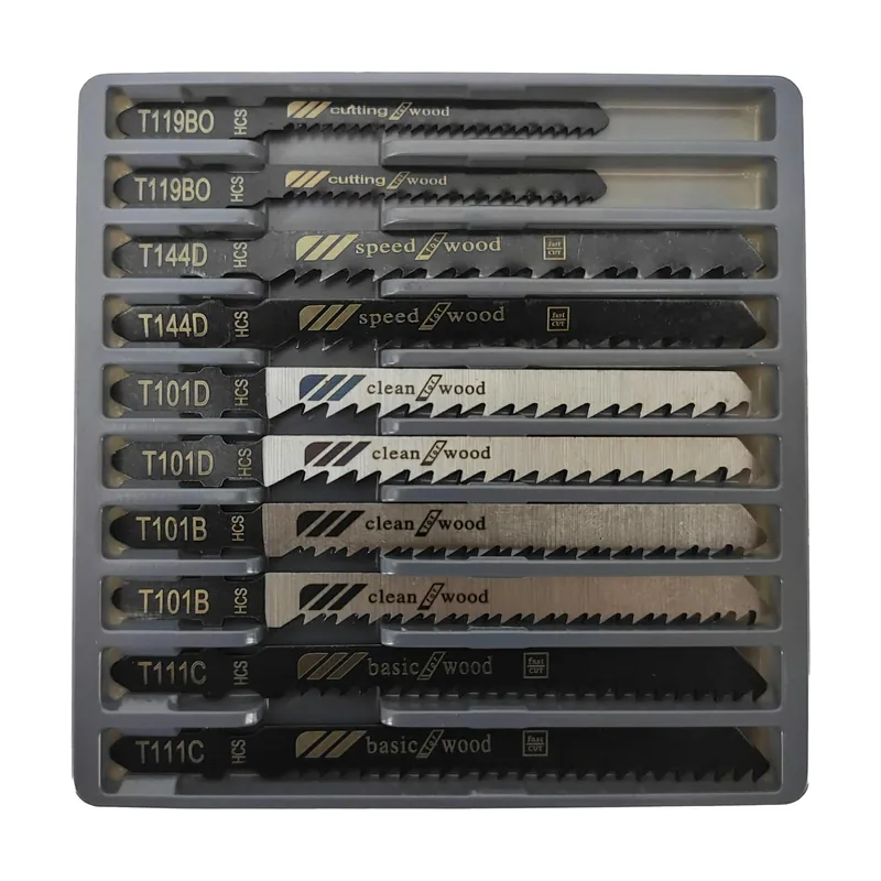Awtools Set de sierras de calar 10 piezas