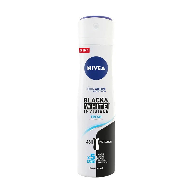 Nivea Black & White Invisible Fresh Spray 1 x 200 ml