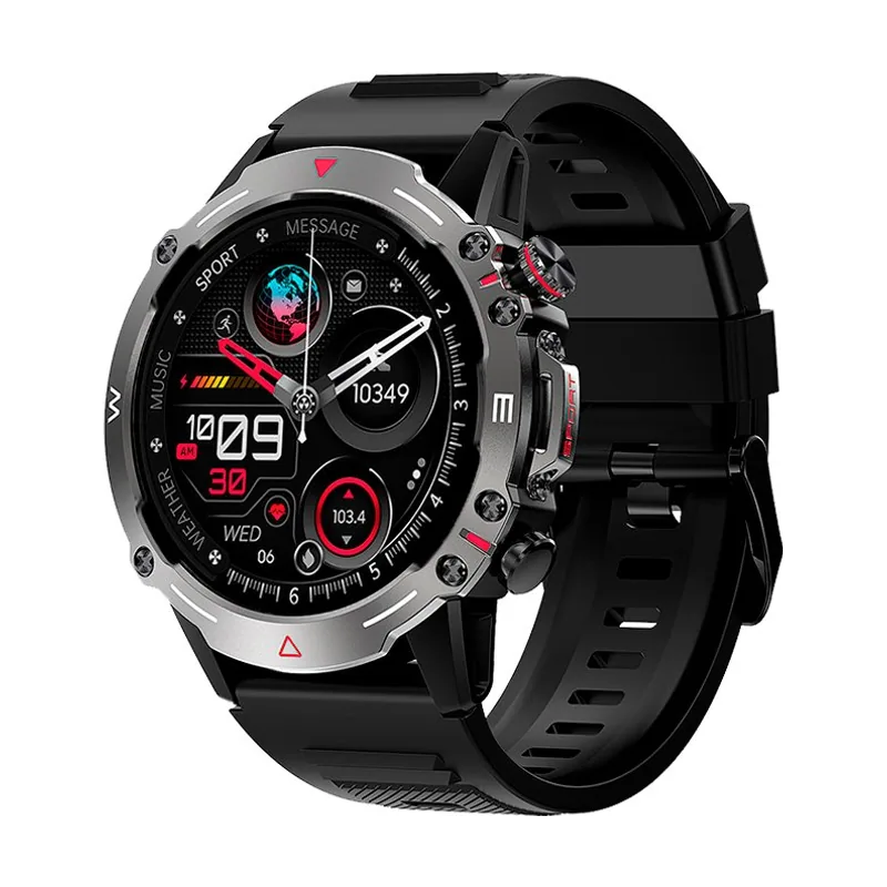 Cool Smartwatch Pantalla Amoled Adventure Silicona Negro Llamadas