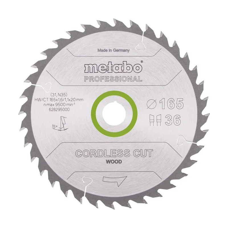 Metabo 628295000 CordlessCutProf 165x20 36WZ 15°