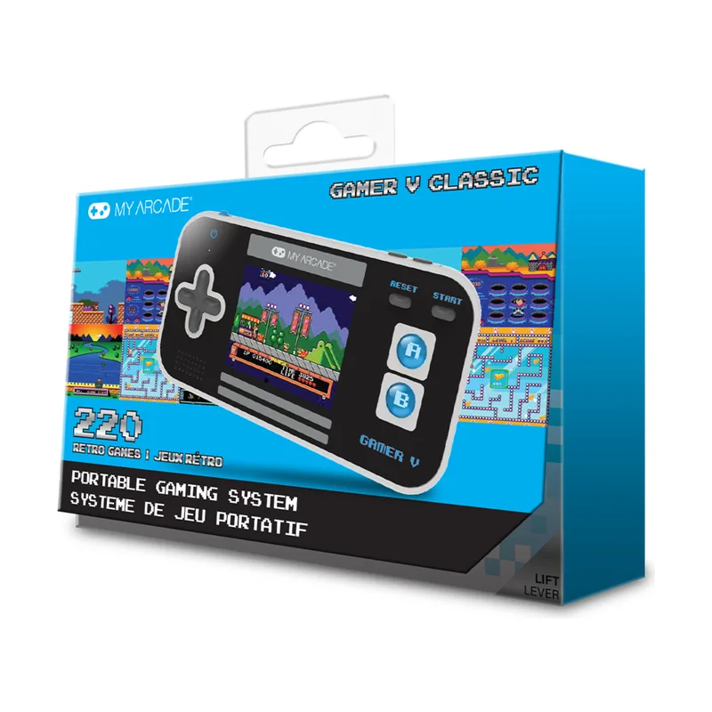 dreamGear Retro Gamer V Classic My Arcade Negra/Azul 220 juegos