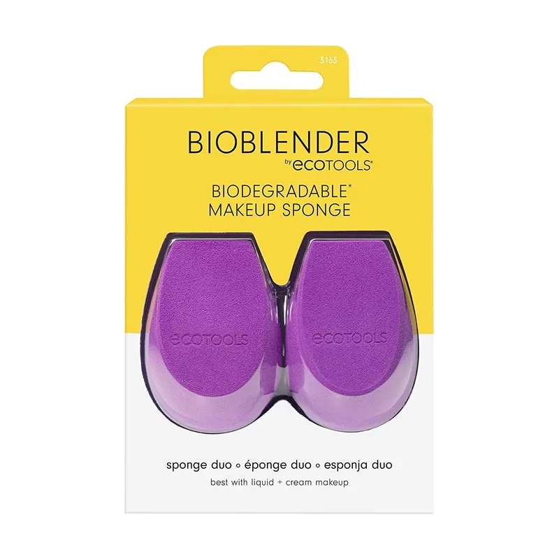 Ecotools Paquete de 2 esponjas para maquillaje líquido y en