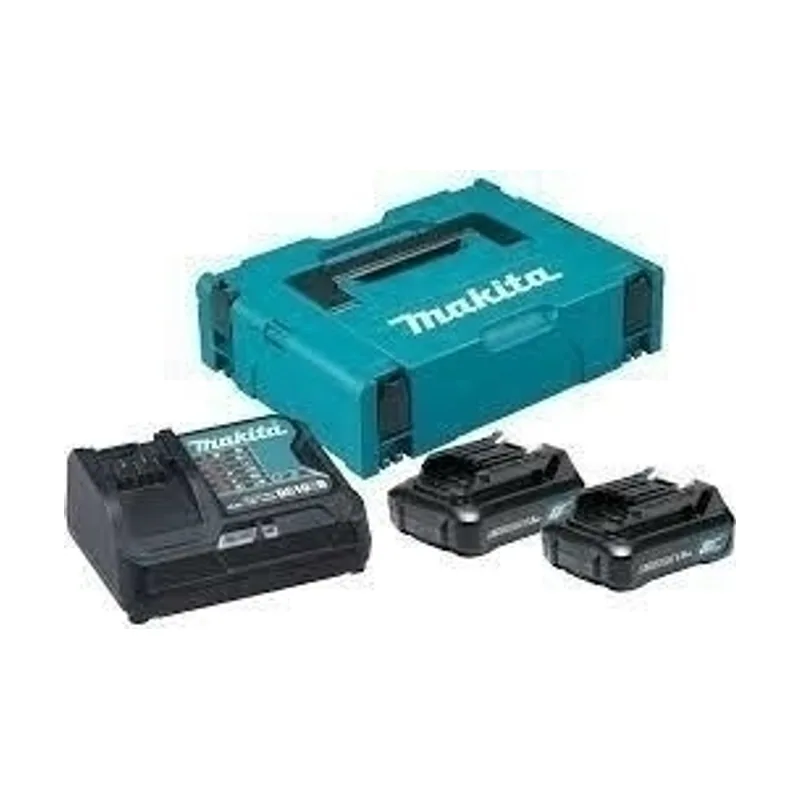 Makita 12V 2x1,5Ah BL1016x2+DC10SB MAKPAC