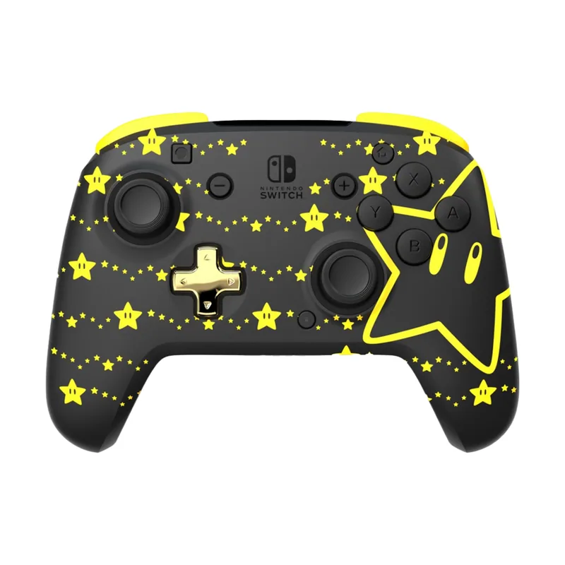 PDP Rematch Wireless Controller Glow Mario Stars