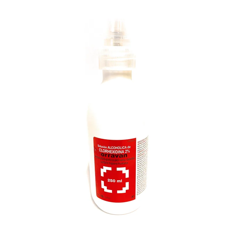 Orravan Solución alcoholica de clorhexidina 2% 250 ml