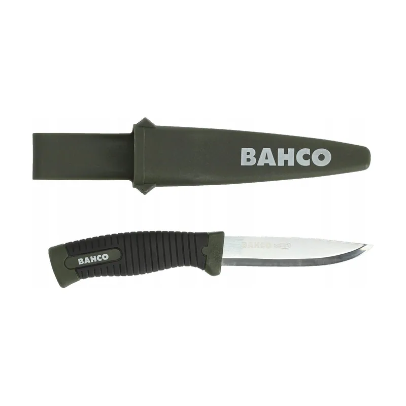 Bahco Cuchillo Laplander con mango verde bi-componente