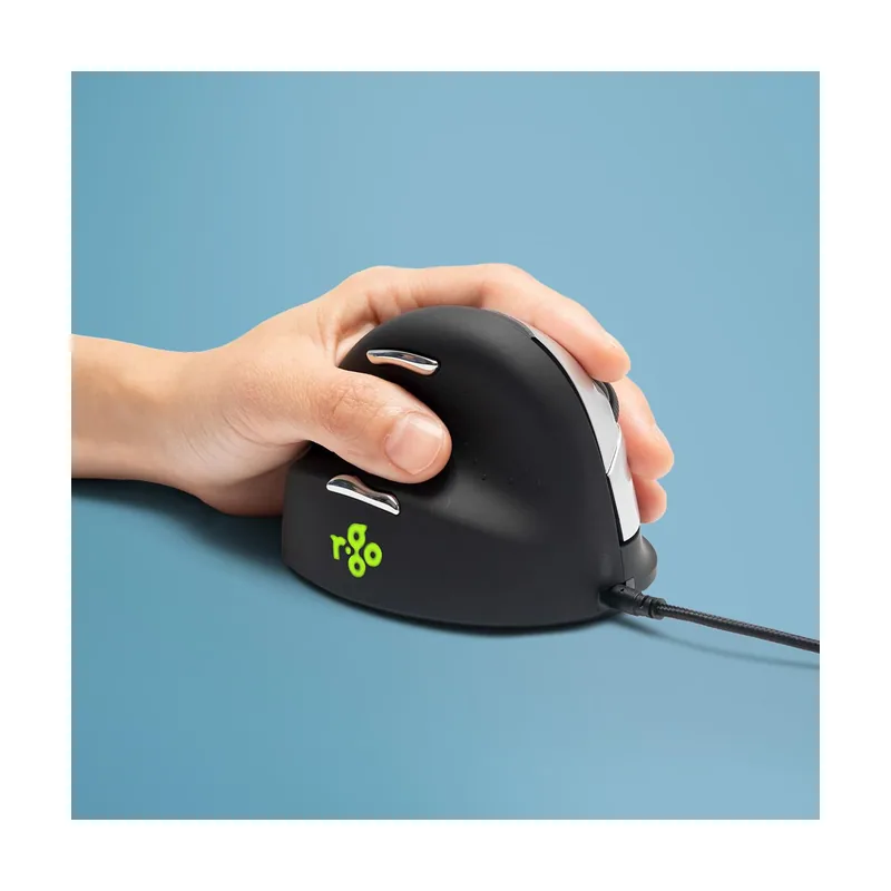 R-go tools Ratón ergonómico R-Go HE Break con software de pausa