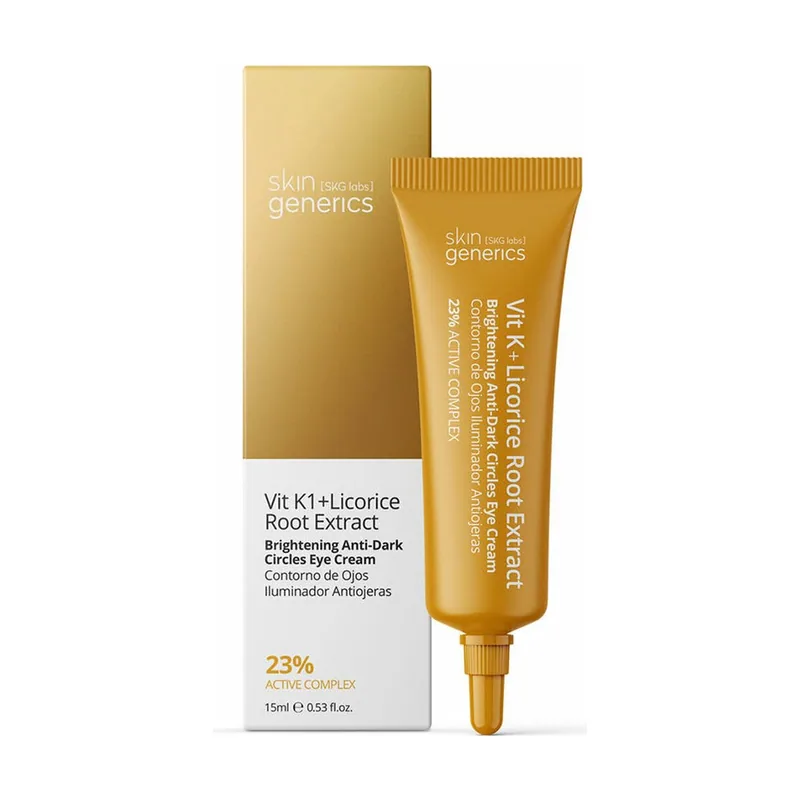 Skin generics Vit k1 + licorice root extract contorno de ojos 15 ml