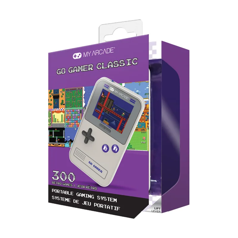dreamGear Go Gamer Classic My Arcade Gris/Purpura 300 juegos