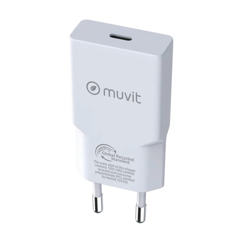 Muvit for change cargador de pared slim tipo c pd 30w