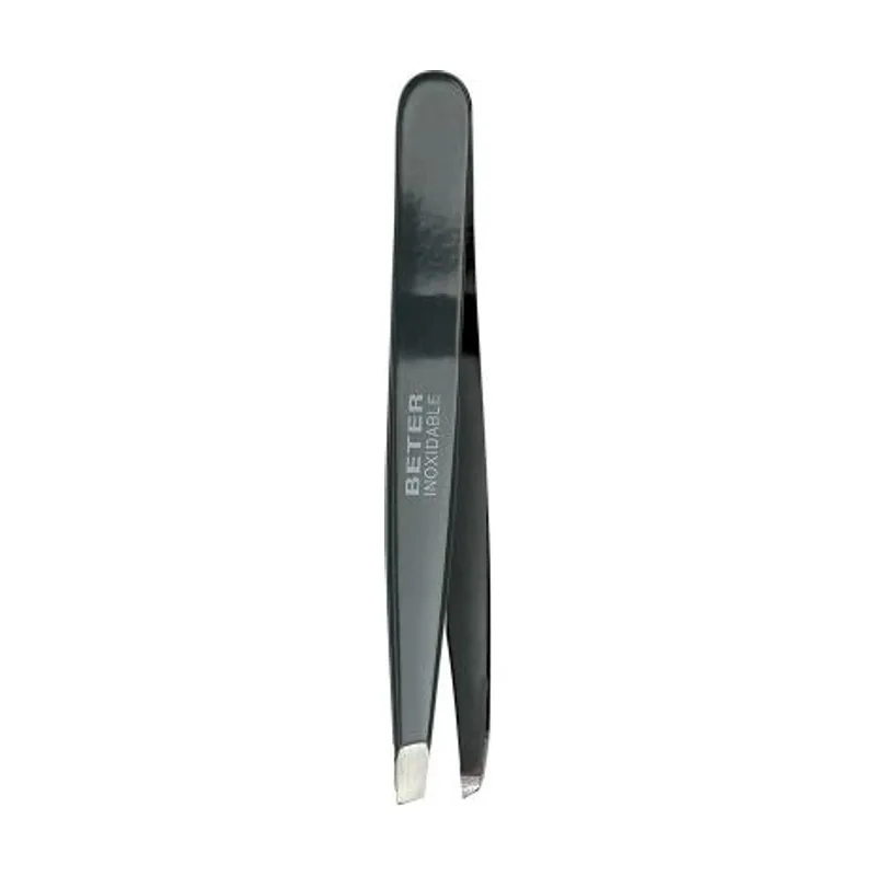 Beter Tweezers With Oblique Tip Enamelled Stanless 9,7 Cm 1 Pz