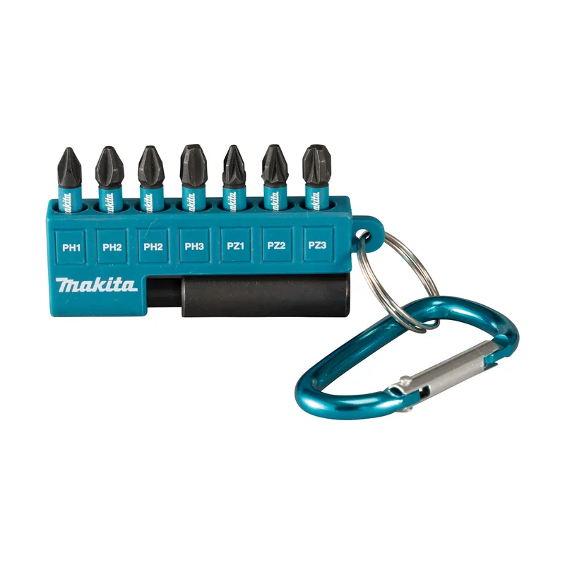 Makita Juego de 8 puntas de impacto de rosca negra E-11994