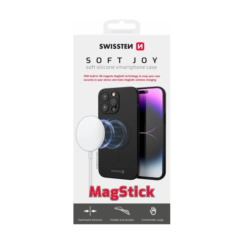 Swissten Soft joy case magstick for iphone 16 plus