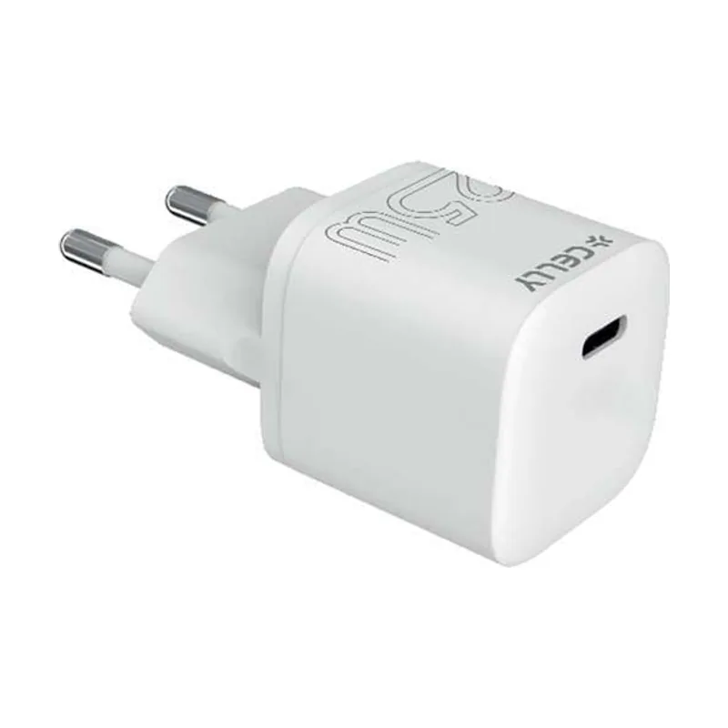 Celly Cargador de Pared UCTC1USBC25WWH 25 W