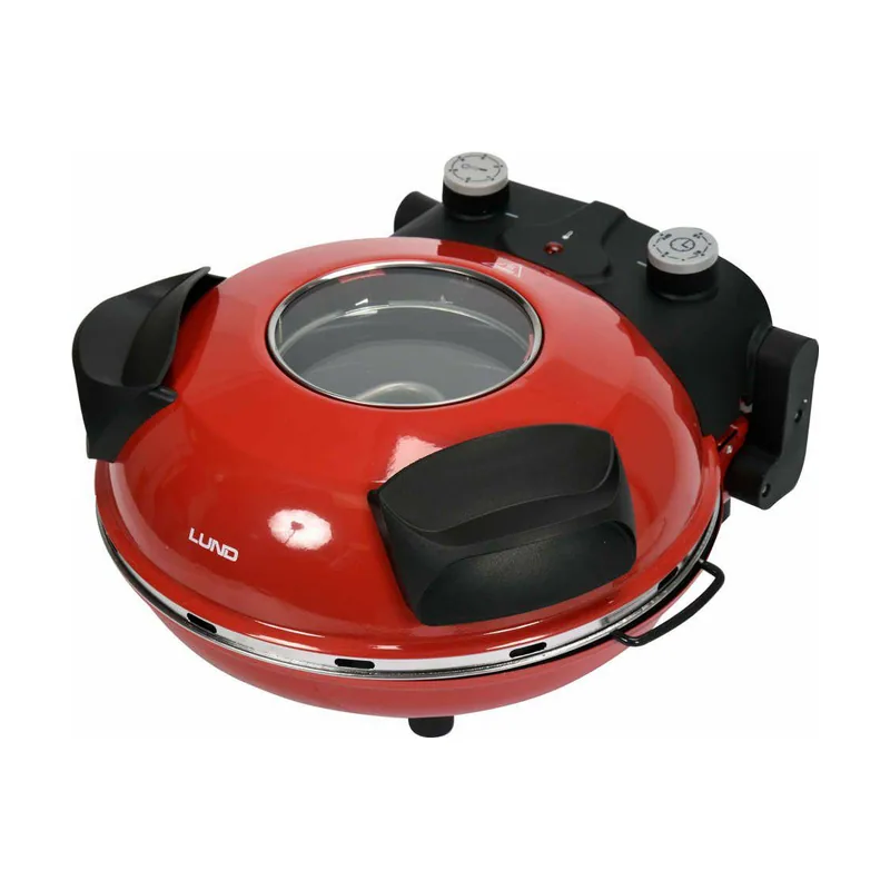 Lund Horno para Pizza 1200 W 67480 con 5 niveles de regulación de temperatura