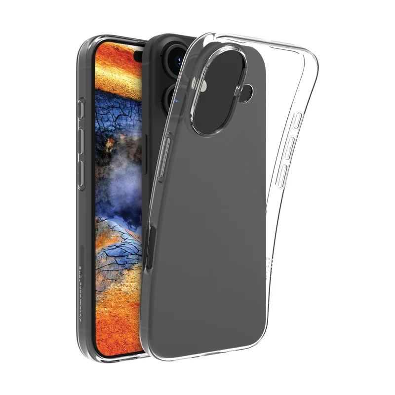 Dbramante1928 Greenland Carcasa Trasera de plástico Transparente para iPhone 16