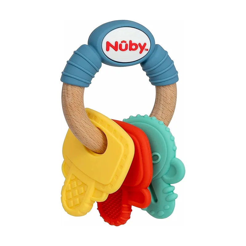 Nûby Llave de mordida de madera y silicona