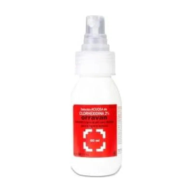 Orravan Antiséptico para piel sana. CLORHEXIDINA 2% SOL.ACUOSA