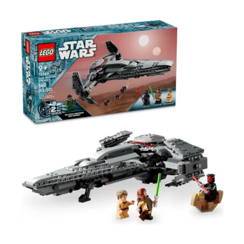 Lego 75383 Dark Maul's Sith Infiltrator 9+ 640 Piezas Juguete de construcción de Nave Espacial para niños
