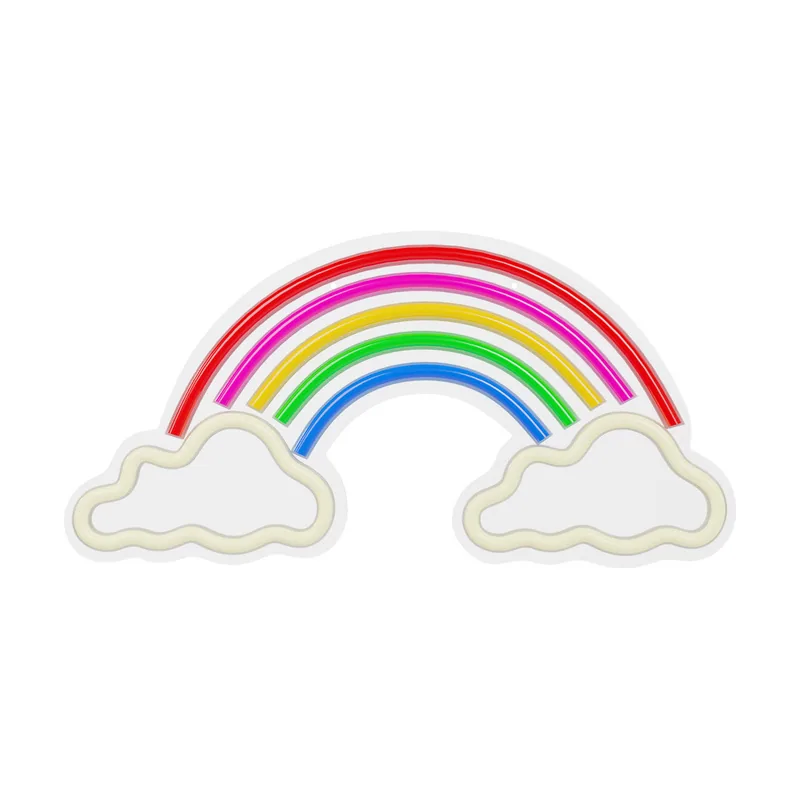 Forever Luz neón Plexi Led Rainbow On Clouds multicolor FOREVER