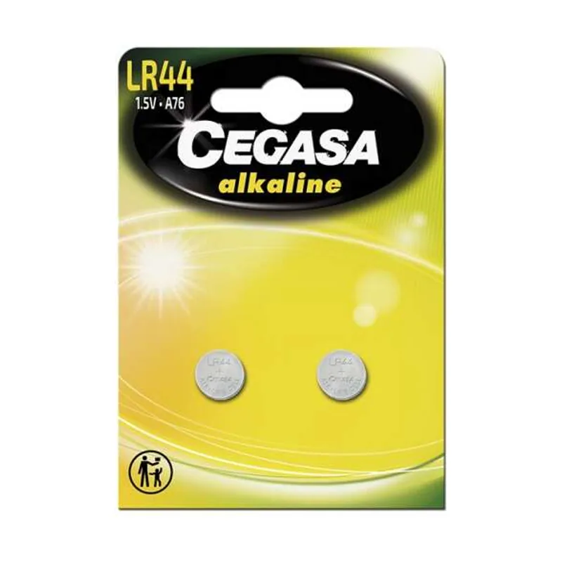 Cegasa lr44 pack de 2 pilas lr44