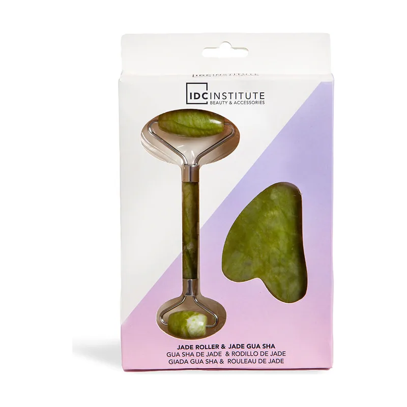 Idc institute Gua Sha De Jade & Rodillo De Jade 2 Pz
