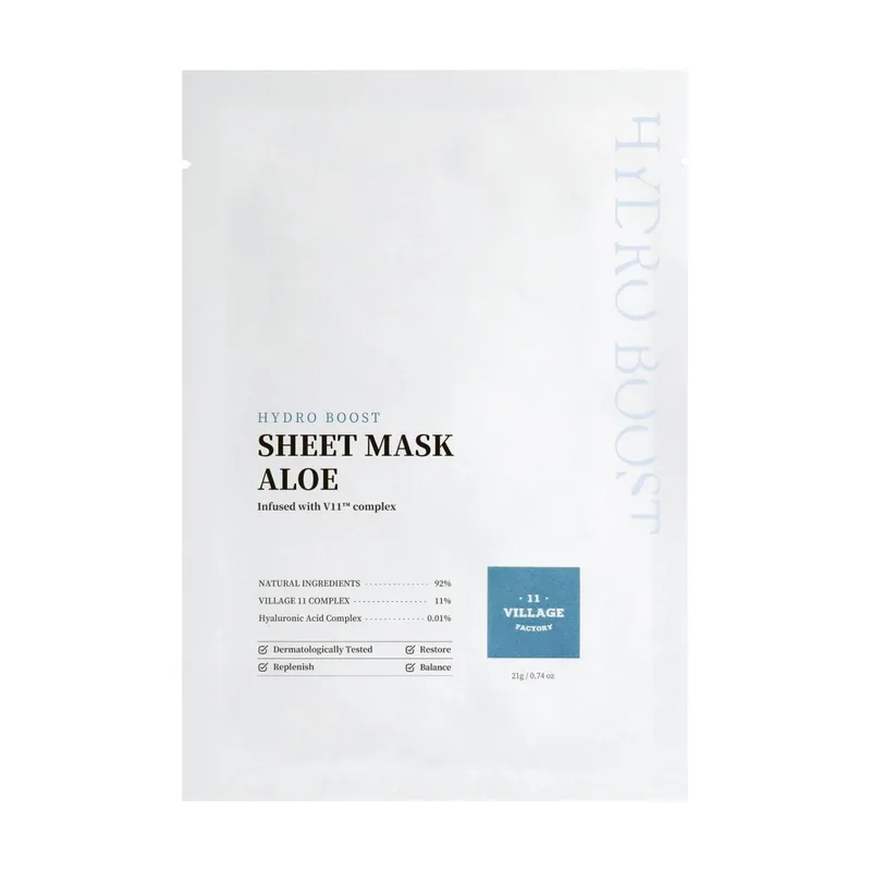Village 11 Hydro boost sheet mask aloe 21 gr