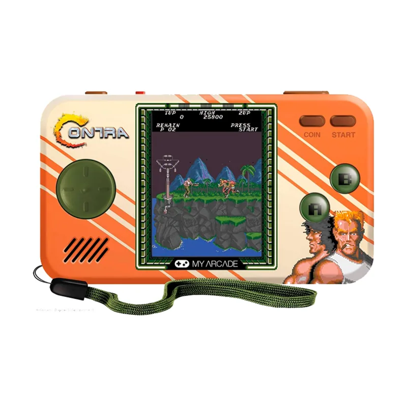 My Arcade Consola Pocket Player Contra 2 Juegos