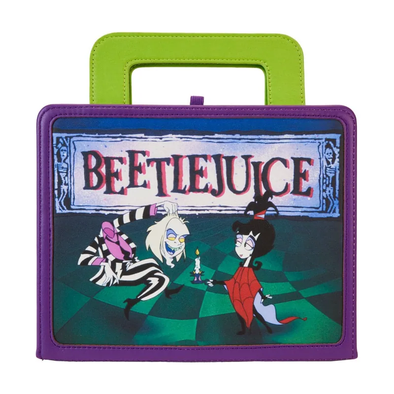 Loungefly Beetlejuice Diario de fiambrera de dibujos animados