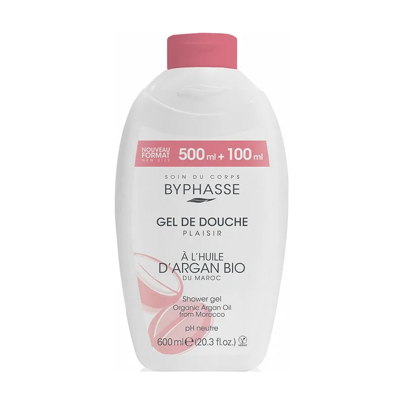 Byphasse Gel de Ducha Plaisir Aceite de Argán 600 ml