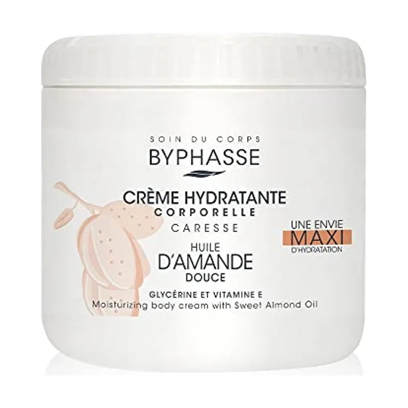Byphasse Crema hidratante corporal #almendra dulce 500 ml