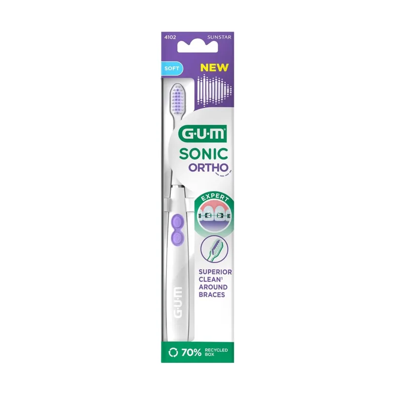 Sunstar Gum Sonic Ortho Soft Cepillo Eléctrico Sónico