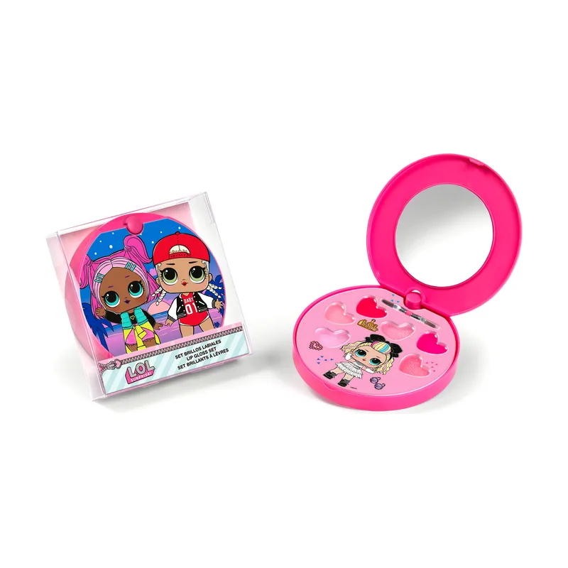 Cartoon kingdom Lol Surprise Polvera Brillo Labial 12cm