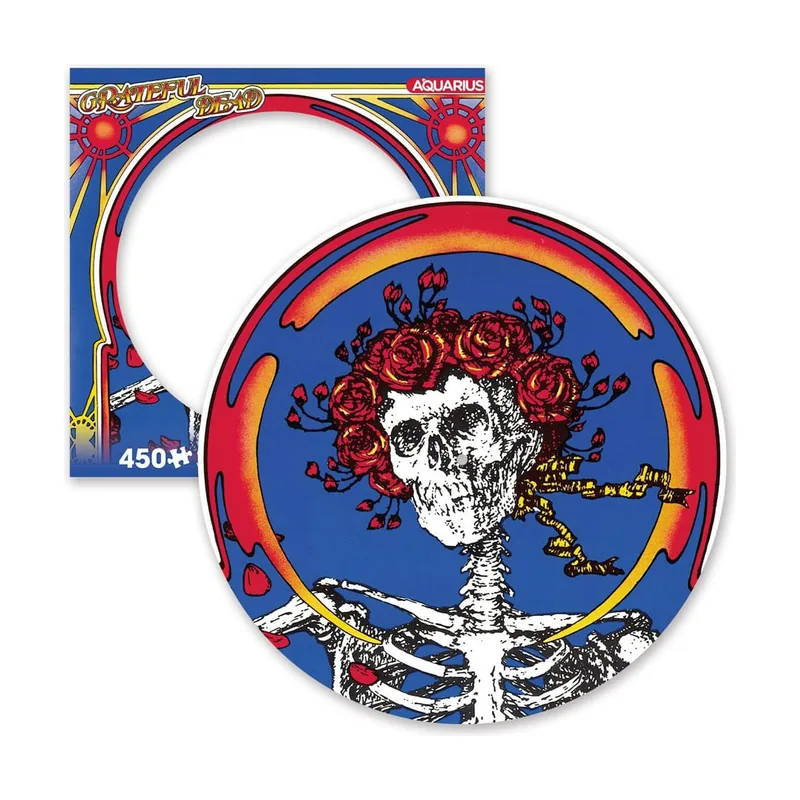 Nmr distribution Grateful dead skull & roses 450 piece picture disc jigsaw puzzle
