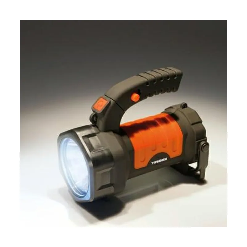 Tiross Linterna recargable 3W LED + 3W COB