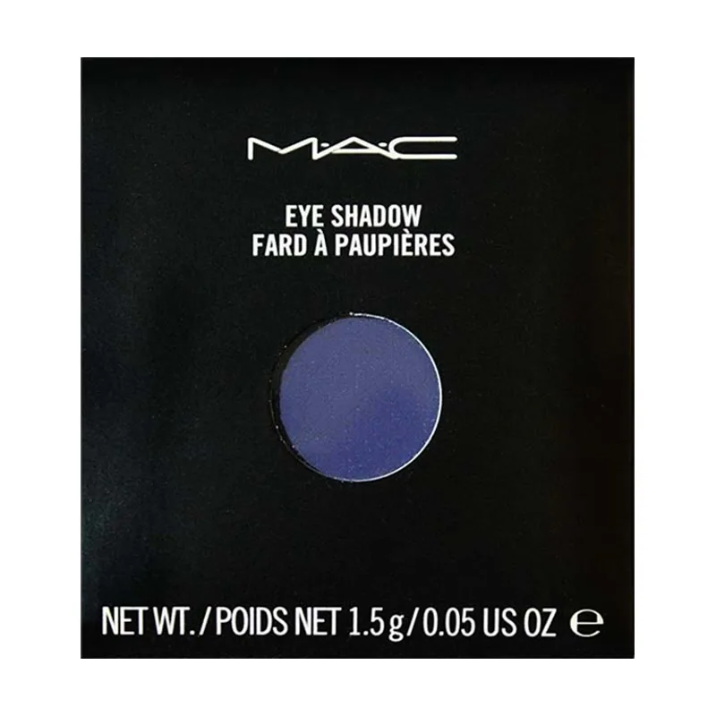 Mac Sombra de ojos Pro Matte Powder Refill tono Naval alta pigmentación textura suave acabado mate profesional compatible con paletas 1.5 g