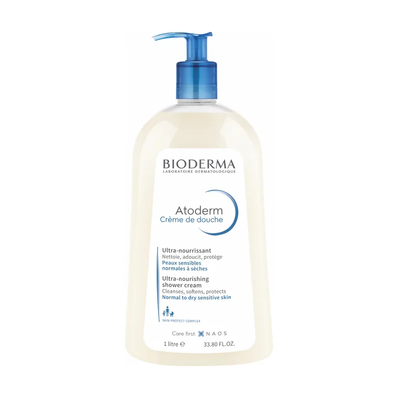 Bioderma 3701129802007 gel de ducha o jabón corporal 1000 ml Unisex Cuerpo y rostro
