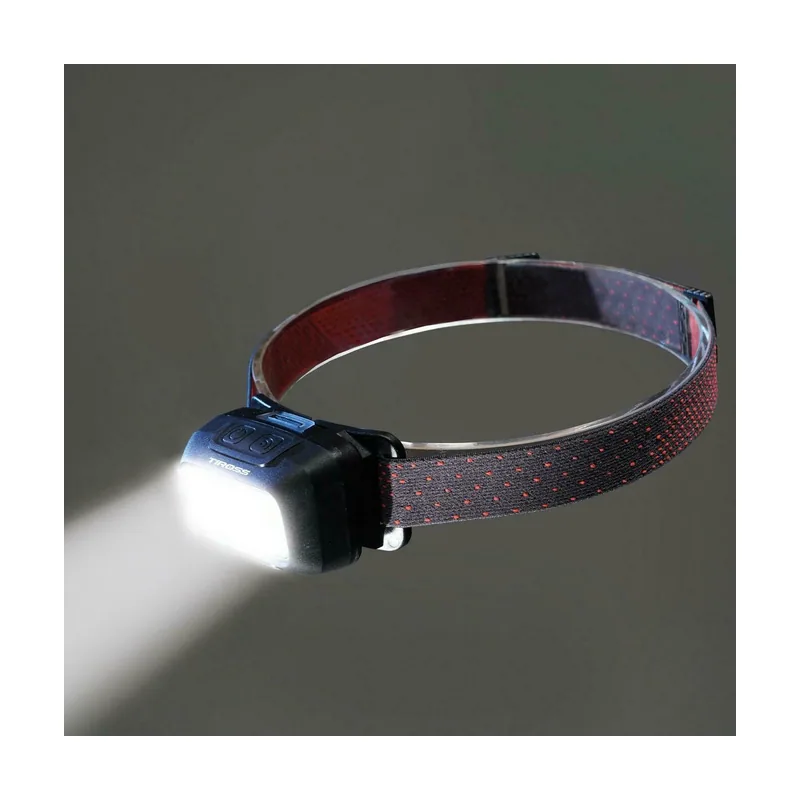 Tiross Linterna frontal con sensor 5W CREE XPG2