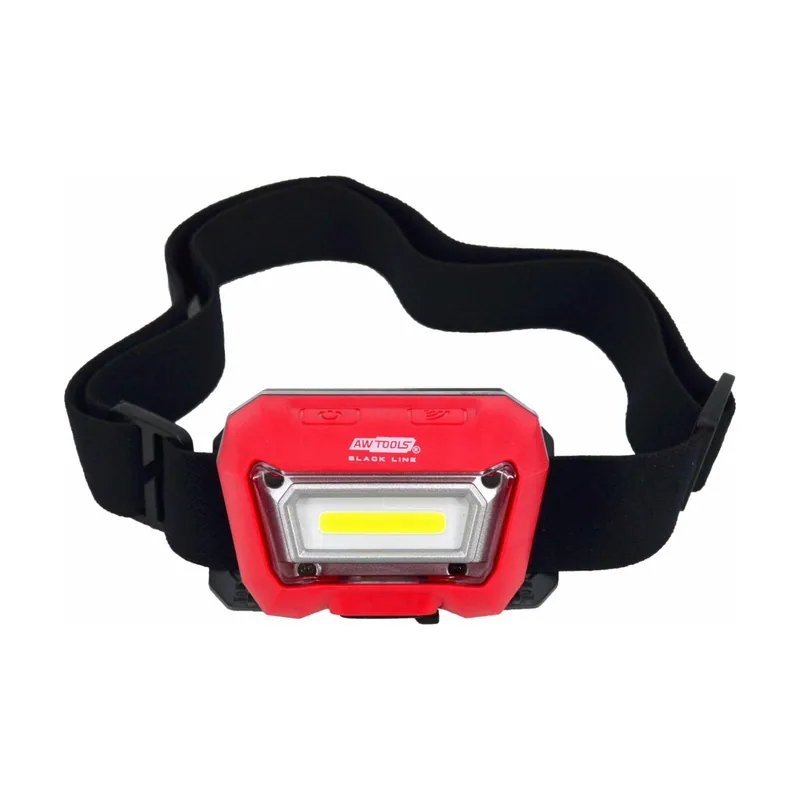 Awtools Linterna frontal Black Line